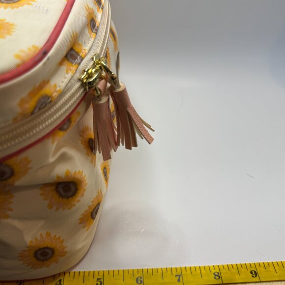 Matilda Jane Sunflower Train Case – Cosmetic or Travel Bag EUC - Picture 5 of 7